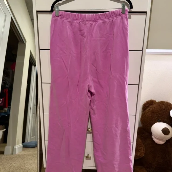 Good American Women's Wide Leg Sweatpants in Lollipop 008 - Picture 3 of 4